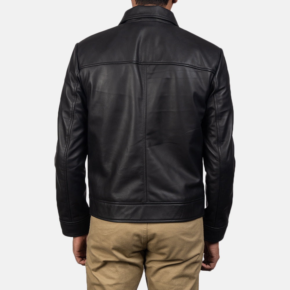 Inferno Black Leather Jacket